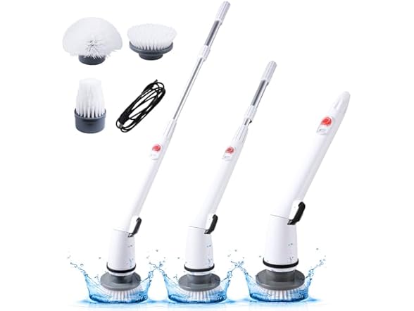 REECOO Cordless Electric Spin Scrubber