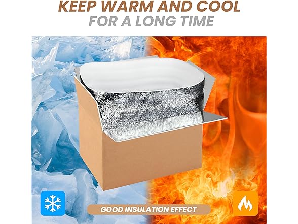 YSSOA 4 Pack Insulated Shipping Boxes