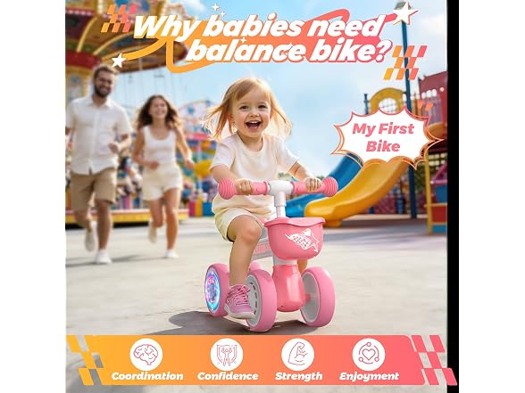 Kkdi W0562 Pink Balance Bike