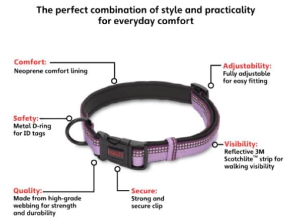 HALTI Comfort Collar - Nylon and Neoprene-Padded