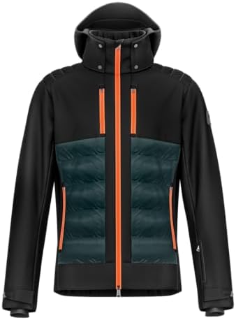 Black, Dark Teal, Orange