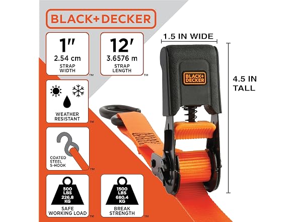 BLACK+DECKER 6-Piece Light-Duty Ratchet