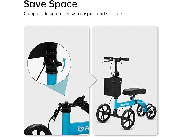 ELENKER BC2170625080001 Knee scooter