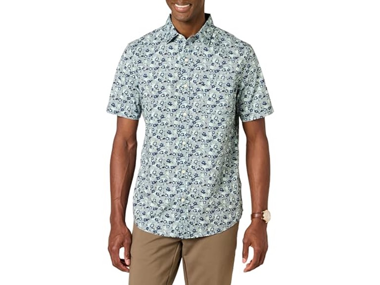 Amazon Essentials Mens SS Dress Shirt w Stretch - Gallery 9