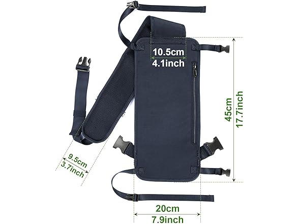 LISEFURE Skateboard Strap Backpack