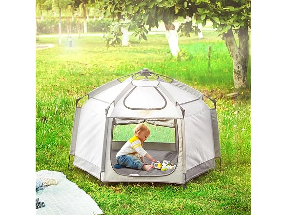 Baby Playpen with Canopy, Indoor/Outdoor