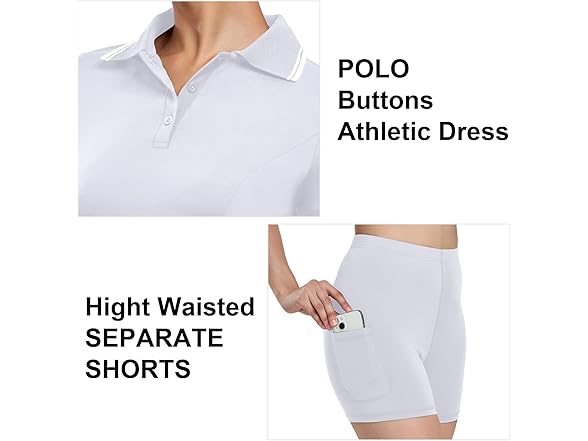 Ggov Women Tennis Dresses Golf Dress Short Shorts