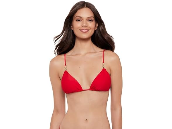 Steve Madden Women Over Shoulder Basic Bikini Top - Gallery 7