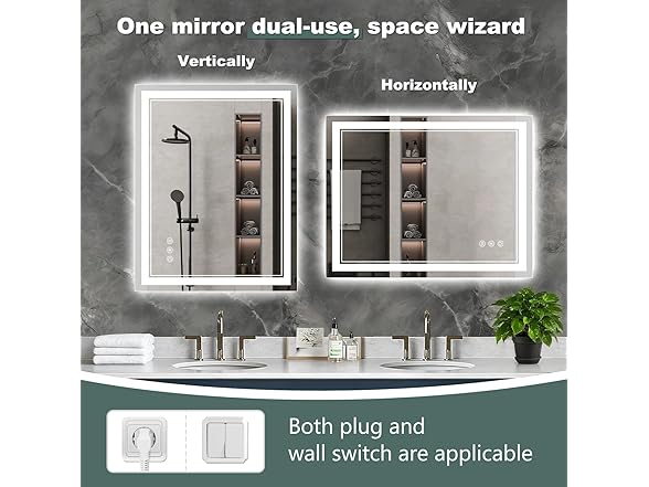 LED Bathroom Mirror with Lights