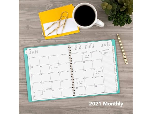 AT-A-GLANCE 2021 Monthly Planner
