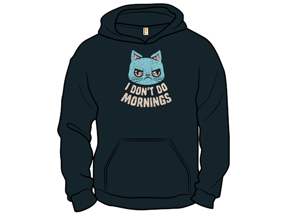 I Don't Do Mornings Cranky Cat