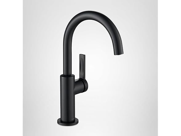 KRAUS Oletto Single Handle Kitchen Bar Faucet in Matte Black - Gallery 9
