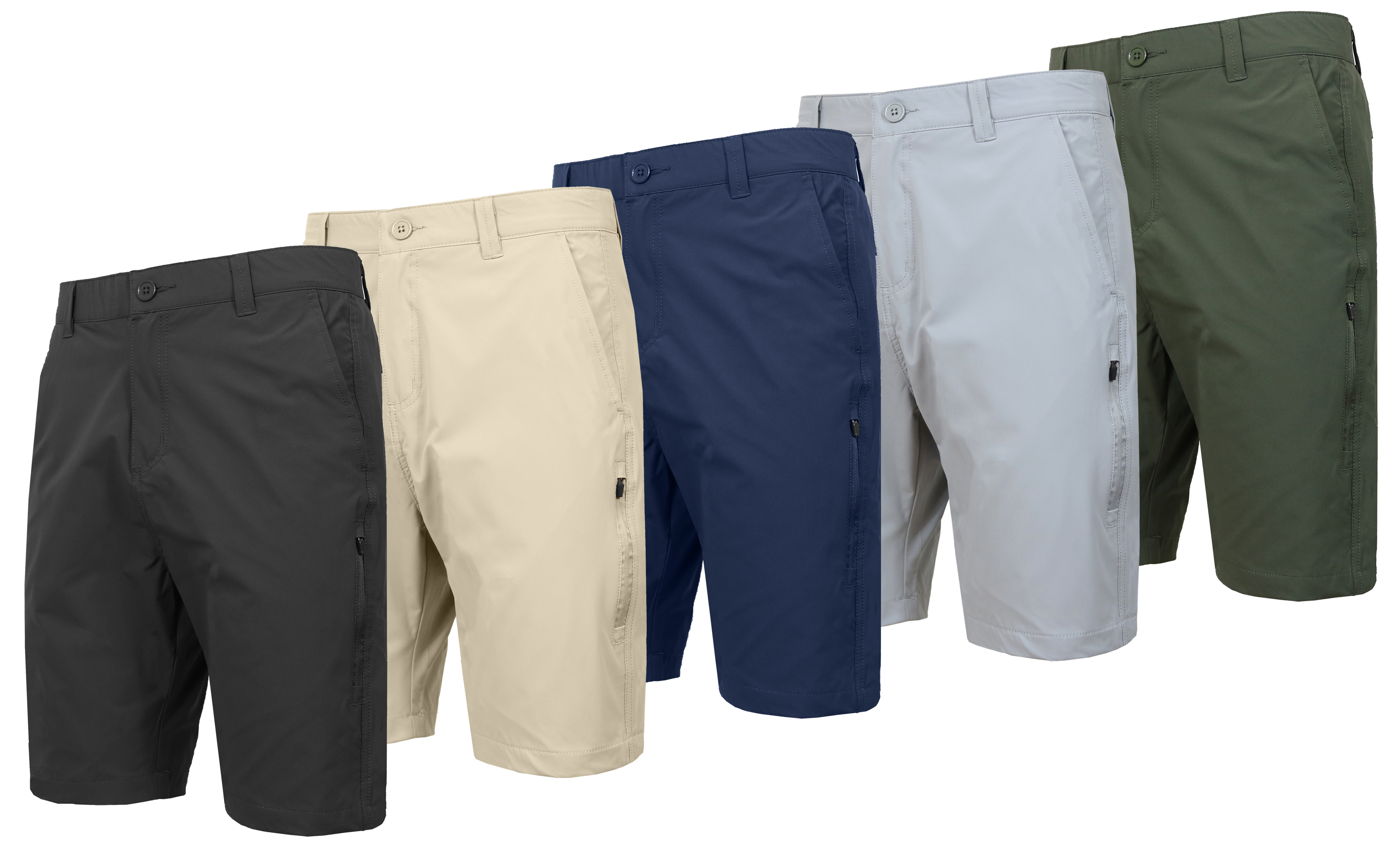 3 Pack Men's Stretch Utility Shorts (32-42) - Gallery 16