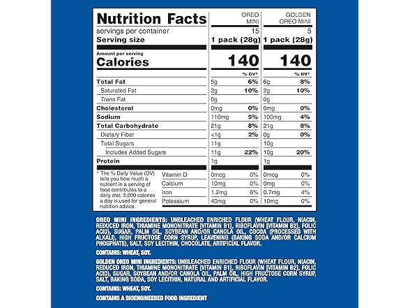 Oreo Mini Mix Sandwich Cookies Variety Pack, 20PK