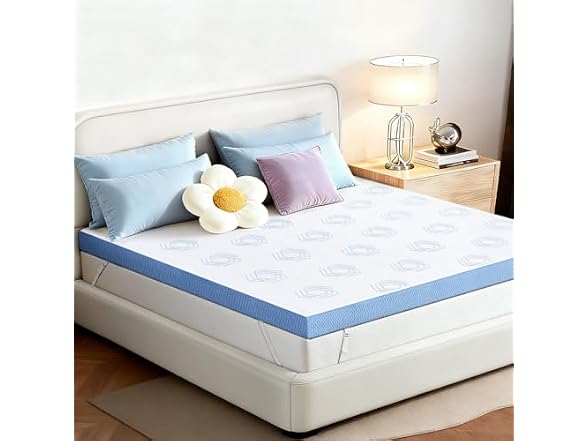 Glendan Firm 3-in Mattress Topper Queen