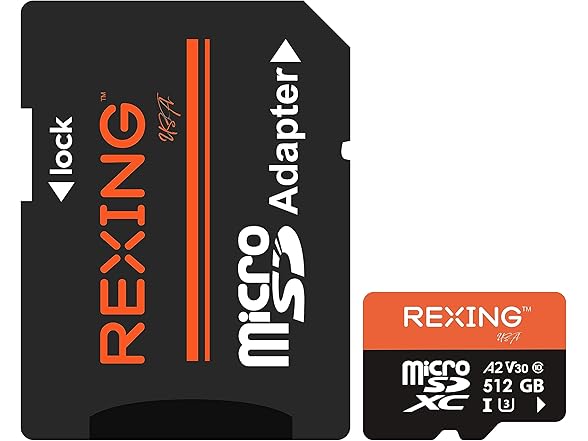 RexingUSA 512GB MicroSD Card - 512GB