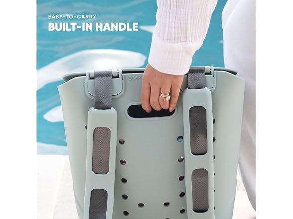 Simple Modern Waterproof Backpack Beach Bag, EVA | 16L | Green