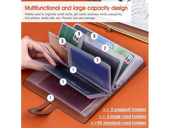 Romozi Large Business Card Holder 