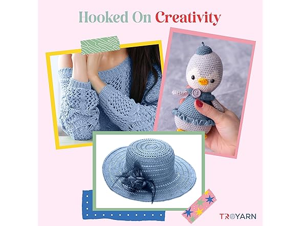 TROYARN Yarn for Crocheting & Knitting 