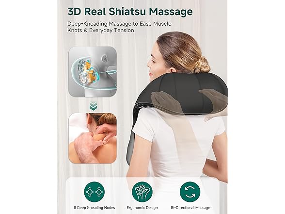 Snailax Neck massager with heat
