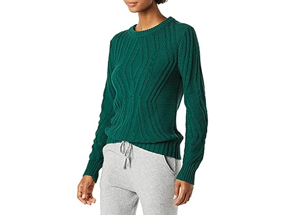 Amazon Essentials Women 100% Cotton Crew Sweater