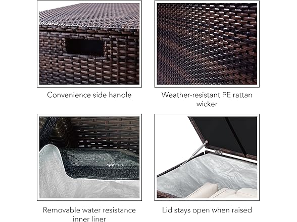 Teamson Home 154 Gallon Outdoor Storage Chest