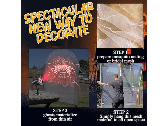 3D Dynamic Hologram Projector Light
