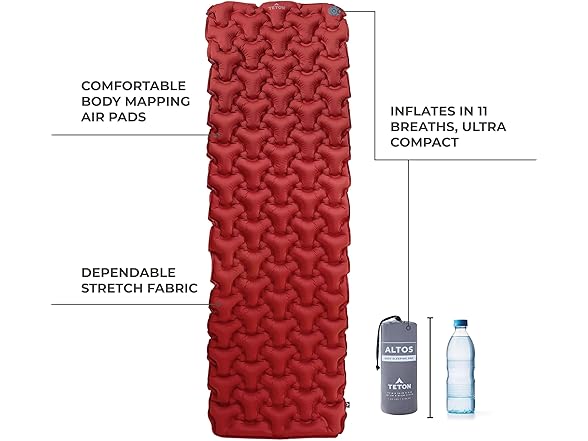 Teton Altos Inflatable Sleeping Pad