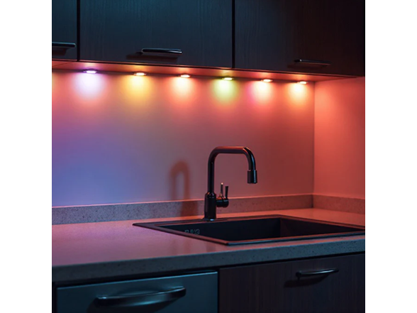 Aduro 5Pk Color Changing Wireless LED Lights w/ Remote