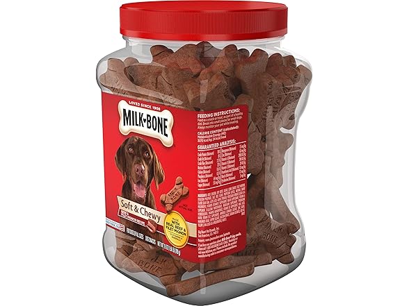 Milk-Bone Soft & Chewy Dog Treats, Beef