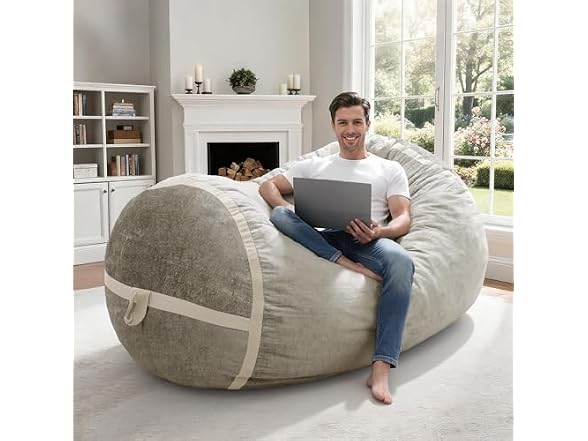 Bean Bag Chair with Memory Foam Fill