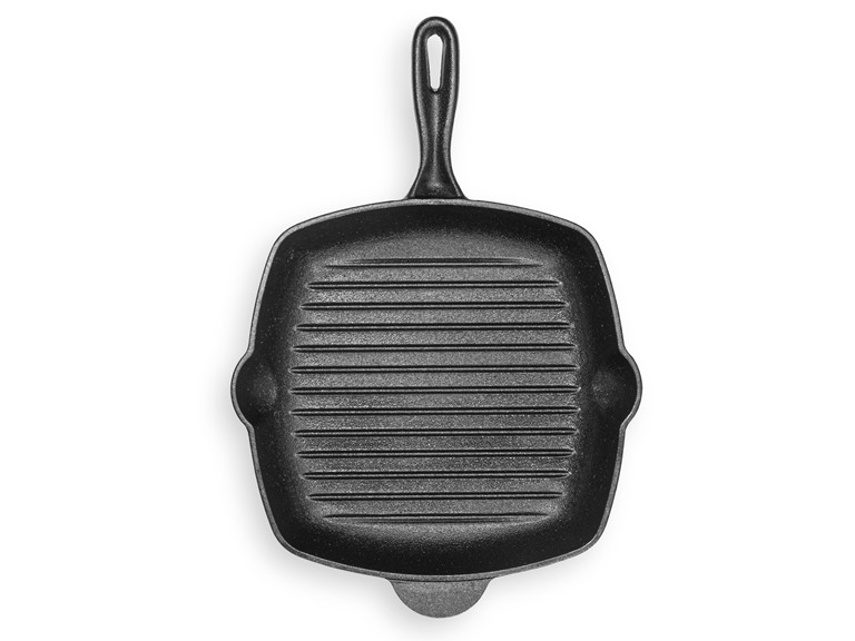 Granitestone NB-8873 1-Pack Granitestone 10.25" Square Grill Pan Black