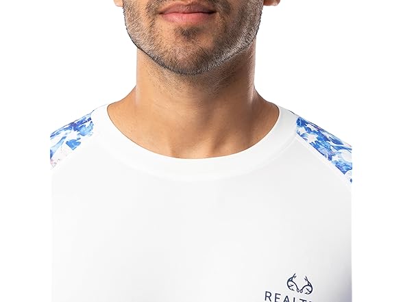 Realtree Men Long Sleeve Performance Fishing Shirt