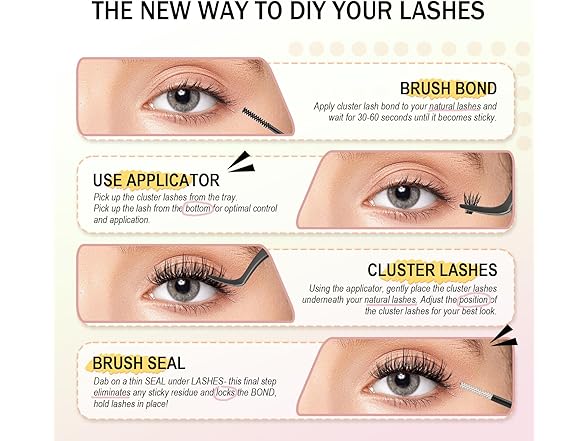 MayHug 88Pcs 8-16MIX DIY Lash Extension