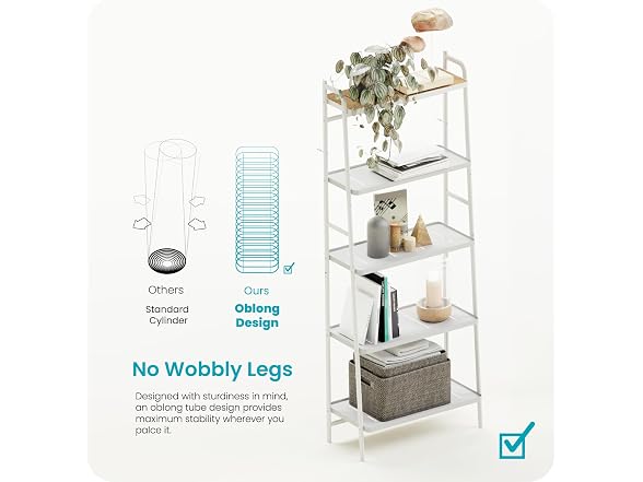 Home Zone Living CAD6235U 5-Tier Wide Storage Organizer