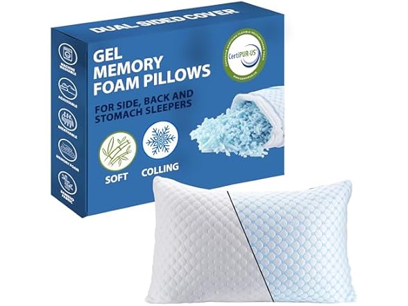 Greaton Gel Memory Foam Sleeping Pillow