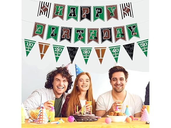 Football Themed Birthday Party Décor