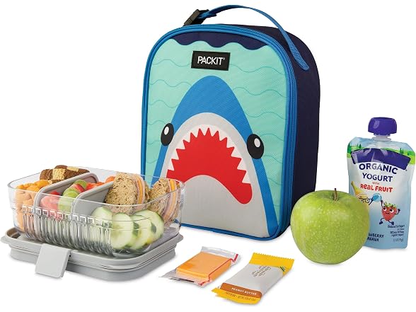 PackIt Freezable Playtime Lunch Box, Shark Attack