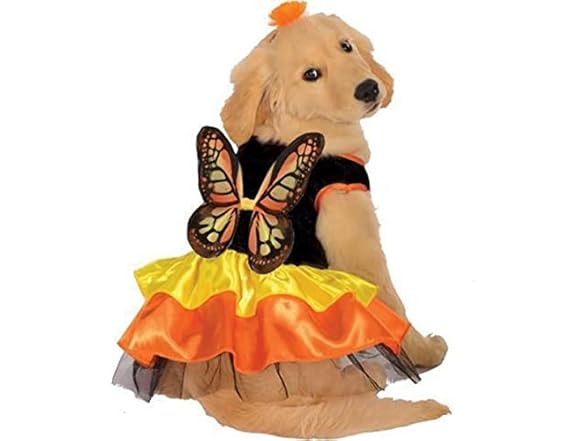 Rubies Monarch Butterfly Pet Costume for Dogs