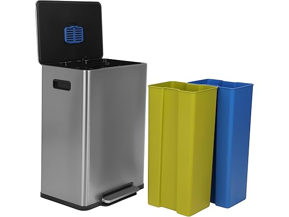 Simpli-Magic 16 Gallon (60L) Step Trash Can