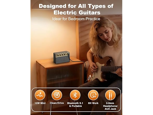 New Bee Guitar Amp Clean Drive 3.5mm