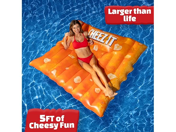 Giant Cheez-It Pool Float 
