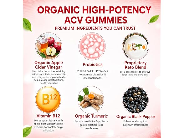 Jazytiko Apple Cider Vinegar Gummies