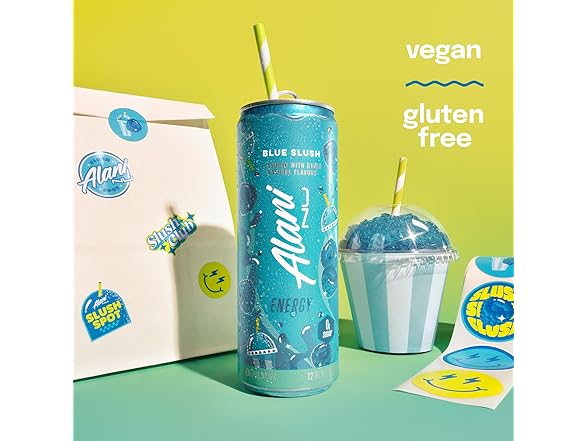 24PK Alani Nu BLUE SLUSH, Sugar Free, Low Cal