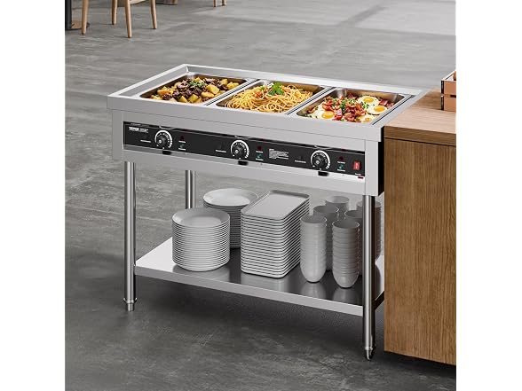 3-Pan Commercial Food Warmer