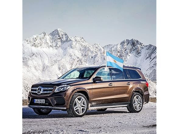 MSFHHA 2 Pack Car Flags,Argentina 