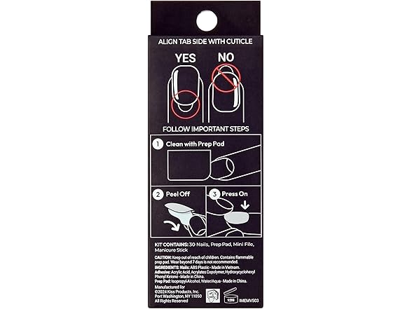 KISS imPRESS Press-On Manicure All My Love