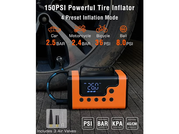 Alpha Digital A28 Jump Starter w/ Air & Vac