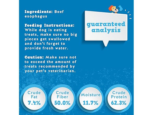 Jack&Pup 12" Beef Trachea for Dogs