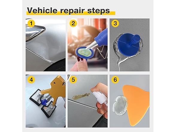 Larlarsa Car Dent Puller Kit
